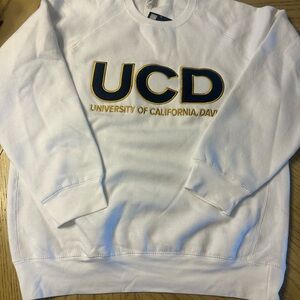 UCD White Sweater